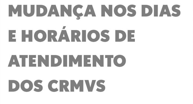 Em virtude da confirmação e do aumento dos casos de contaminação pelo novo coronavírus, que causa a Covid-19, alguns Conselhos Regionais de Medicina Veterinária (CRMVs) tiveram que adaptar seus horários e dias de atendimento aos profissionais e ao público. Confira! CRMV-AC Atendimento presencial suspenso até 31 de março. O CRMV-AC aconselha profissionais e comunidade a entrar em contato por e-mail ou telefone. Horário de atendimento de segunda-feira a quinta-feira, das 8h às 12h e das 13h às 17h, sexta-feira das 8h às 13h. https://www.crmvac.org.br/ CRMV-AL Retomada do atendimento presencial de 13 a 24 de abril. Agendamento pelo e-mail crmv-al@crmv-al.org.br, de 07 a 17 de abril. O atendimentos só será feito com horário marcado. www.crmv-al.org.br CRMV-AM Atendimento presencial suspenso até o dia 15 de abril. Funcionários trabalham na modalidade remota. O Conselho Regional aconselha profissionais e comunidade a entrar em contato por e-mail. http://www.crmv.am.gov.br/ CRMV-BA Atendimento presencial suspenso até o dia 30 de abril. Ficam mantidos os atendimentos telefônicos, por e-mail e por Whatsapp. Funcionários trabalham na modalidade remota. http://crmvba.org.br/ CRMV-CE O Conselho suspendeu as atividades por 30 dias, a partir do dia 23 de março. O Conselho Regional aconselha profissionais e comunidade a entrar em contato por telefone, e-mail e Whatsapp. https://www.crmv-ce.org.br/ CRMV-DF Suspensas as atividades até 21 de abril. O Conselho Regional aconselha profissionais e comunidade a entrar em contato por e-mail. http://www.crmvdf.org.br/ CRMV-ES Suspendeu parcialmente o atendimento presencial, de 6 até o dia 15 de abril. Aendimento será on line e por agendamento. Para pessoa jurídica, será possível o registro por meio presencial e online. Confira no portal do Conselho Regional. https://www.crmves.org.br/ CRMV-GO Atendimento presencial está suspenso até o dia 4 de abril. O Conselho Regional aconselha profissionais e comunidade a entrar em contato por e-mail ou telefone. Todas as solenidades de entrega de carteiras profissionais também estão suspensas temporariamente. https://www.crmvgo.org.br/site/ CRMV-MA Atendimento presencial está suspenso até o dia 13 de abril. O Conselho Regional aconselha profissionais e comunidade a entrar em contato por e-mail: financeiro@crmvma.org ou Whatsapp: +55 98 8549-9117. As solenidades de entrega de carteiras e cursos de responsabilidade técnica foram provisoriamente suspensos. crmvma.org CRMV-MG Atendimento presencial suspenso na sede e todas as unidades regionais, até o próximo dia 31 de março. Entretanto, tendo em vista a natureza essencial dos serviços prestados pela Medicina Veterinária reconhecida pelo Governo de Minas Gerais e a fim de não comprometer o fluxo dessa atividade no estado, haverá atendimento online e realização de tarefas internas. Ressalta-se que o trabalho será realizado seguindo as recomendações das autoridades de saúde, com horário reduzido e escala mínima de funcionários. https://bit.ly/2UhwQzE CRMV-MS De 23 de março a 21 de abril, os serviços do CRMV-MS serão mantidos de forma remota. O contato com o público externo deverá ser realizado, no horário de expediente do CRMV-MS, ou seja das 12 às 18 horas, via e-mail: comunicacao@crmvms.org.br ou diretamente pelos celulares dos setores de atendimento ao público. http://crmvms.org.br/ CRMV-MT O atendimento presencial ao público suspensos até o dia 10 de abril. Entretanto, o atendimento telefônico, por Whatsapp e por e-mail serão mantidos das 9h às 12h e das 13h às 16h. https://www.crmv-mt.org.br/temp/ CRMV-PA O atendimento presencial suspenso. O Conselho Regional aconselha profissionais e comunidade a entrar em contato por e-mail ou telefone. http://www.crmvpa.org.br/ CRMV-PB Atendimento presencial suspenso até o dia 10 de abril. Contatos serão exclusivamente por telefone e e-mail. Funcionários trabalham em sistema home office, de segunda a sexta-feira das 12h às 18h. https://crmvpb.org.br/ CRMV-PE Atividades internas suspensas até o dia 21 de abril. Durante esse período, haverá plantão da diretoria e assessoria de comunicação e os servidores trabalharão em sistema home office, de segunda a sexta-feira, das 9h às 15h. Os atendimentos serão feitos exclusivamente pelos telefones e e-mails. http://crmvpe.org.br/ CRMV-PI O atendimento presencial ao público está suspenso por 15 dias, a partir de 20 de março. O Conselho Regional aconselha profissionais e comunidade a entrar em contato por e-mail ou telefone. http://crmv-pi.org.br/ CRMV-PR Atendimento presencial suspenso até o dia 21 de abril. Funcionários trabalham na modalidade home office. O Conselho Regional aconselha profissionais e comunidade a entrar em contato por e-mail. https://www.crmv-pr.org.br/ CRMV-RJ O Conselho Regional manterá o seu funcionamento administrativo remoto (home office) até o dia 26 de abril, retornando às atividades presenciais normais da sede e do escritório regional, em Campos dos Goytacazes (RJ), no dia 27/04/2020, conforme Portaria CRMV-RJ nº 15/2020. TODOS OS SETORES ADMINISTRATIVOS do CRMV-RJ ESTÃO FUNCIONANDO REMOTAMENTE para atender via e-mail as demandas dos profissionais, médicos-veterinários e zootecnistas, empresas registradas e sociedade. http://www.crmvrj.org.br/contato/. CRMV-RN O CRMV-RN suspendeu todos os tipos de atendimento presencial na sede da autarquia até o dia 21 de abril. Conforme a portaria nº 7/2020, as contagens dos prazos processuais, inclusive de processos éticos e recursos, ficam suspensas. Enquanto durar a medida, os servidores da autarquia deverão atuar em horário normal de expediente através do teletrabalho. Para os assuntos urgentes ou emergenciais, ficarão disponíveis o e-mail: crmvrn@crmvrn.gov.br e o telefone/Whatsapp: (84) 98179-0759. http://www.crmvrn.gov.br/ CRMV-RO Atendimento presencial suspenso. Entre os dias 23 e 31 de março o atendimento por telefone na instituição será realizado das 8h até 12h. Atendimento por e-mail segue a orientação da portaria 10/2020. ART somente online. Funcionários trabalham na modalidade remota. https://www.crmv-ro.org.br/home CRMV-RR O atendimento presencial será reduzido por 15 dias, entre 07h30min as 12h30min, a contar do dia 18 de março. O Conselho Regional aconselha profissionais e comunidade a entrar em contato por e-mail, telefone ou Whatsapp. E-mail: crmv.rr@gmail.com Whatsapp: 95- 98115-4525 Telefone: 95-3224-5103 CRMV-RS Atendimento presencial suspenso até o dia 30 de abril. Os profissionais inscritos, as empresas registradas e o público em geral podem fazer contato por redes sociais e e-mail: crmvrs@crmvrs.gov.br https://www.crmvrs.gov.br/ CRMV-SC O atendimento presencial no CRMV-SC permanece suspenso até o dia 7 de abril. Funcionários estão dispensados neste período. Uma equipe de plantão está trabalhando on-line. Dúvidas, demandas emergenciais podem ser resolvidas pelos canais virtuais. Solenidades de entrega de carteiras profissionais, reuniões e eventos cancelados temporariamente. http://www.crmvsc.gov.br/ CRMV-SE Atendimento presencial suspenso de 19/3/2020 a 31/3/2020. Funcionários trabalham temporariamente na modalidade remota, no período de 7 dias a partir de segunda-feira (23/3), das 7h às 13h. O Conselho Regional aconselha profissionais e comunidade a entrar em contato por e-mail ou telefone. http://www.crmvse.org.br/ CRMV-SP Atendimento de São Paulo suspenso agora até 21 de abril. Sede e URFAS estarão fechadas e todas as modalidades de atendimento suspensas. https://www.crmvsp.gov.br/site/noticia_ver.php?id_noticia=7231 CRMV-TO Conforme a portaria nº 21/2020, reuniões e prazos processuais suspensos até o dia 30 de abril, podendo ser prorrogado. Funcionários com filhos menores de um ano de idade, ou que façam parte do grupo de risco trabalham na modalidade remota. O Conselho Regional aconselha profissionais e comunidade a entrar em contato preferencialmente das 12h às 18h, por e-mail (crmvto@crmvto.gov.br) e/ou telefone (63 3214-1077/3214-2558). www.crmvto.gov.br Sujeito a alterações e atualizações, de acordo com mudanças. Assessoria de Comunicação do CFMV