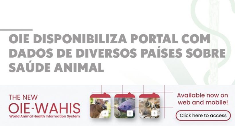 OIE disponibiliza portal com dados sobre a saúde animal em diversos países