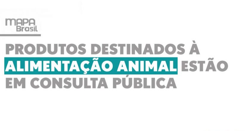 Produtos destinados à alimentação animal estão em consulta pública