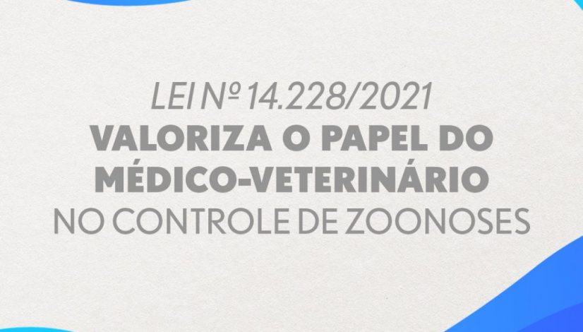 Lei nº 14.228/2021 valoriza o papel do médico-veterinário no controle de zoonoses