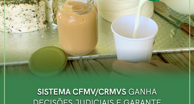 Sistema CFMV/CRMVs ganha decisões judiciais e garante médico-veterinário na indústria de laticínios