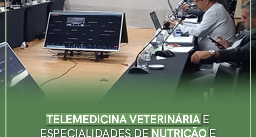 Telemedicina Veterinária e especialidades de nutrição e nutrologia para cães e gatos são aprovadas em plenária