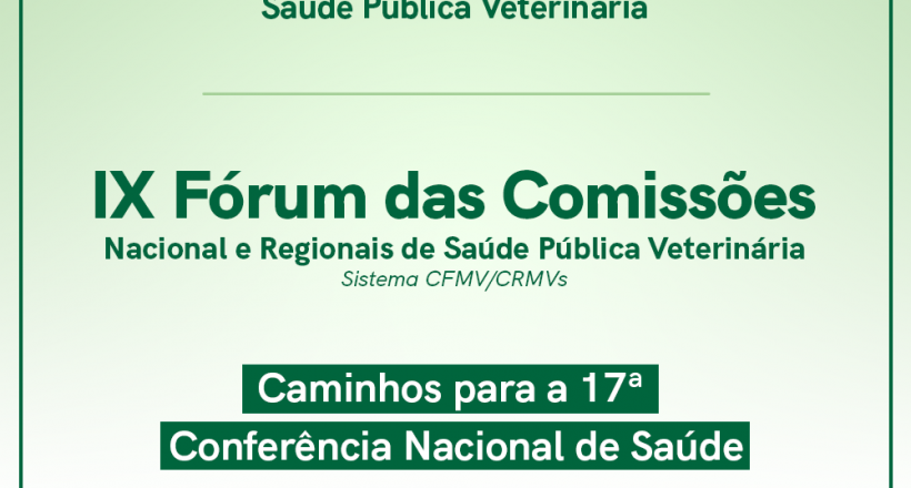 Médicos-veterinários debatem propostas para a 17ª Conferência Nacional de Saúde